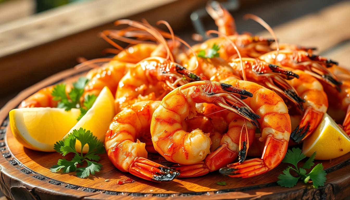 Crevettes grillées