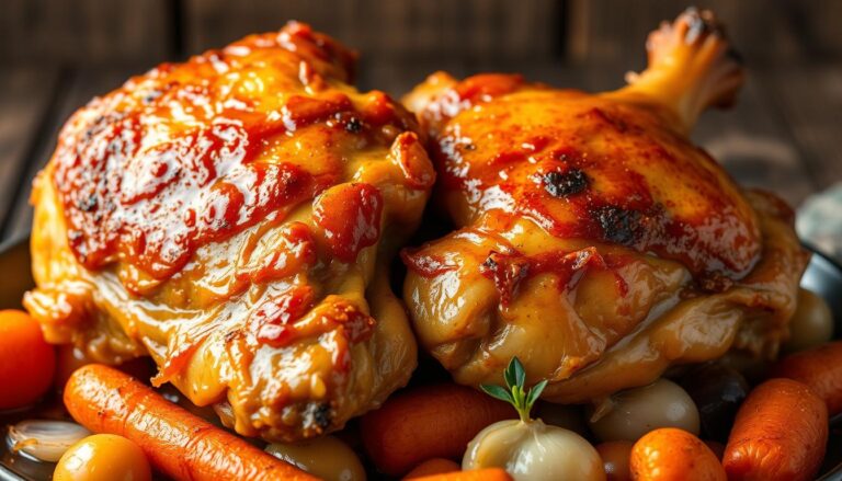 Cuisses de poulet braisées