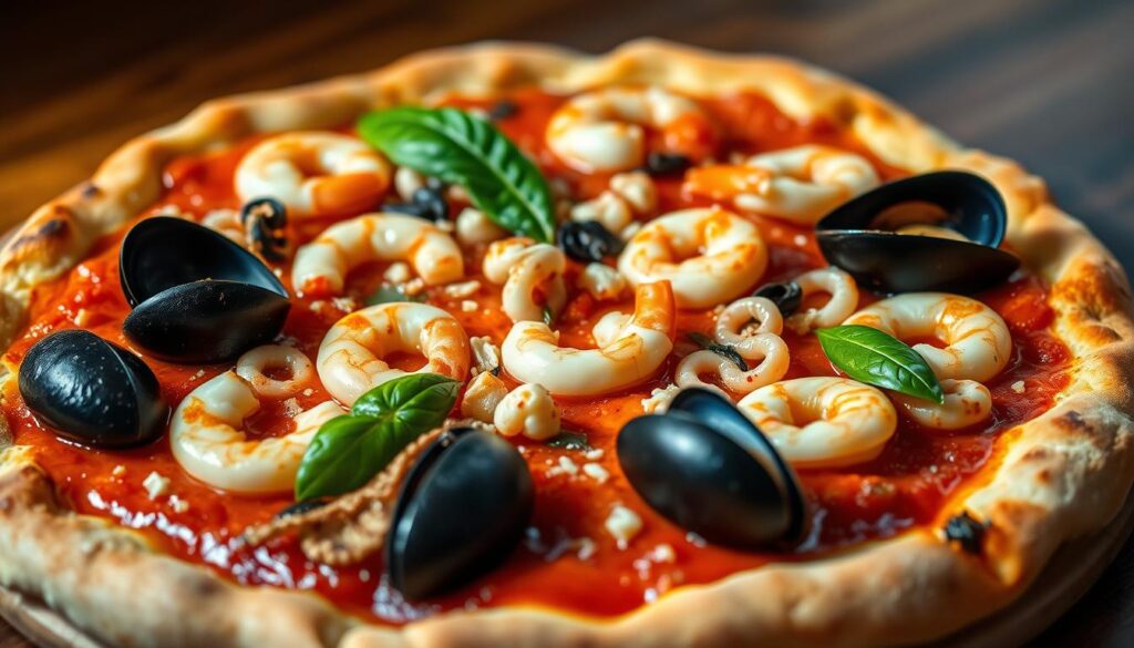 pizza aux fruits de mer pizza aux fruits de mer