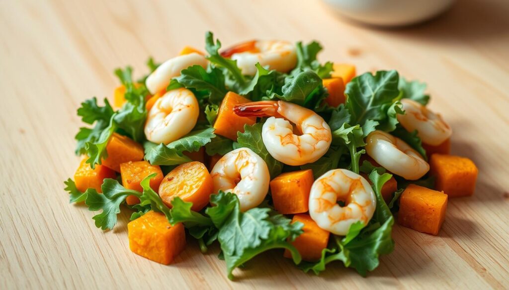 salade fraîche crevettes patates douces salade fraîche crevettes patates douces