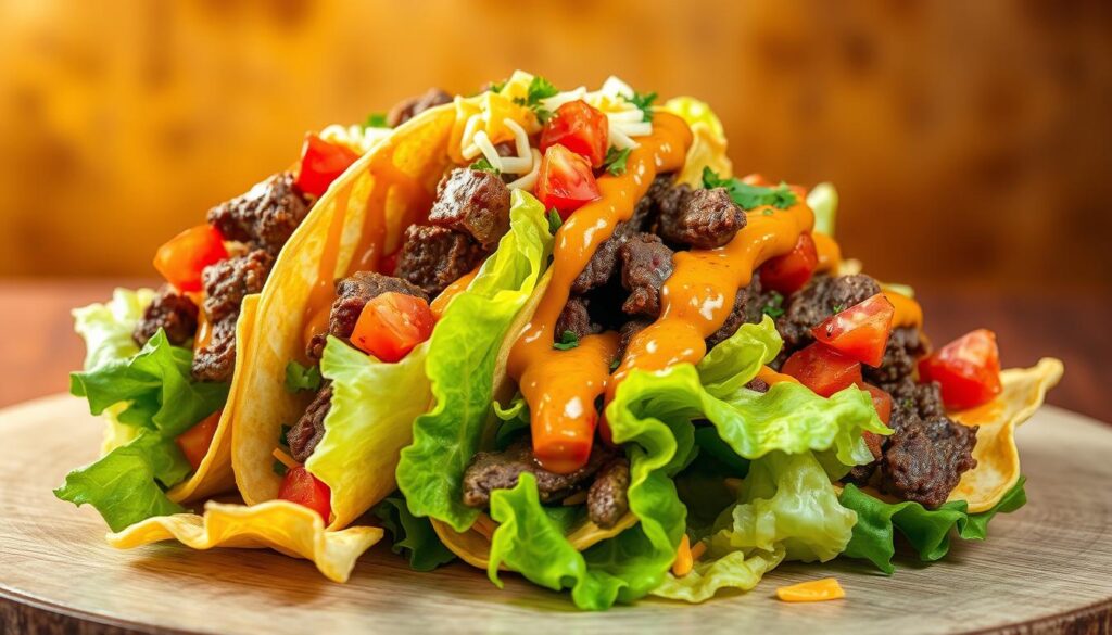 salade tacos au steak salade tacos au steak