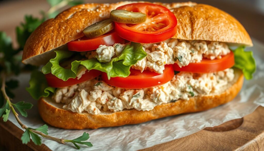 sandwich au tartinable de poulet sandwich au tartinable de poulet