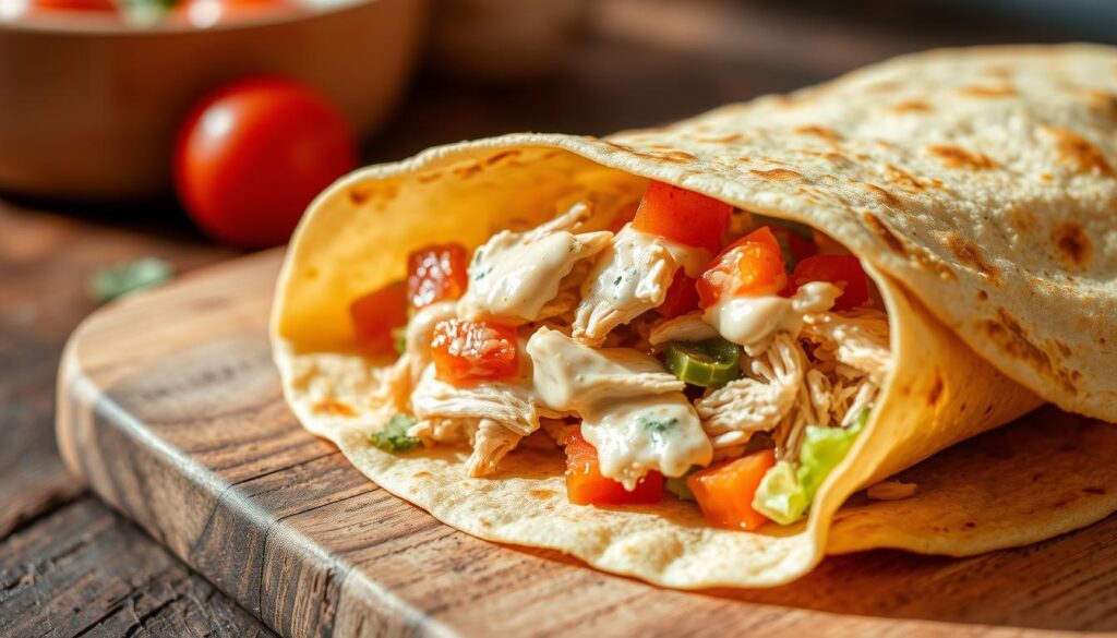 tortilla au poulet tortilla au poulet