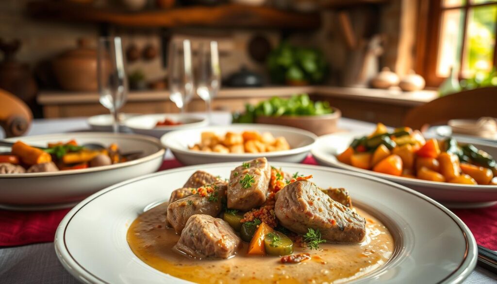 variations de blanquette de veau
